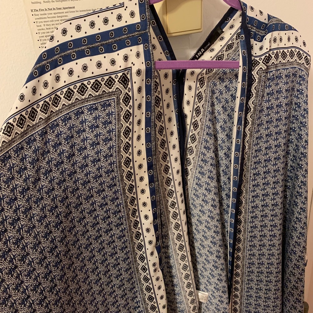 Beach cover up kimono
